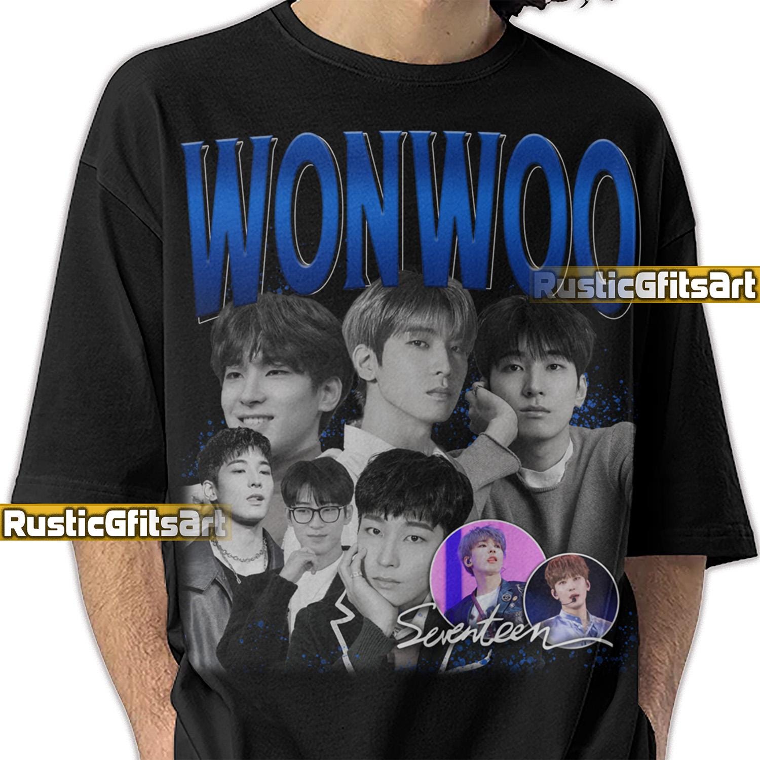 WONWOO SEVENTEEN K-POP Shirt, Wonwoo 17 Custom Concert T-shirt