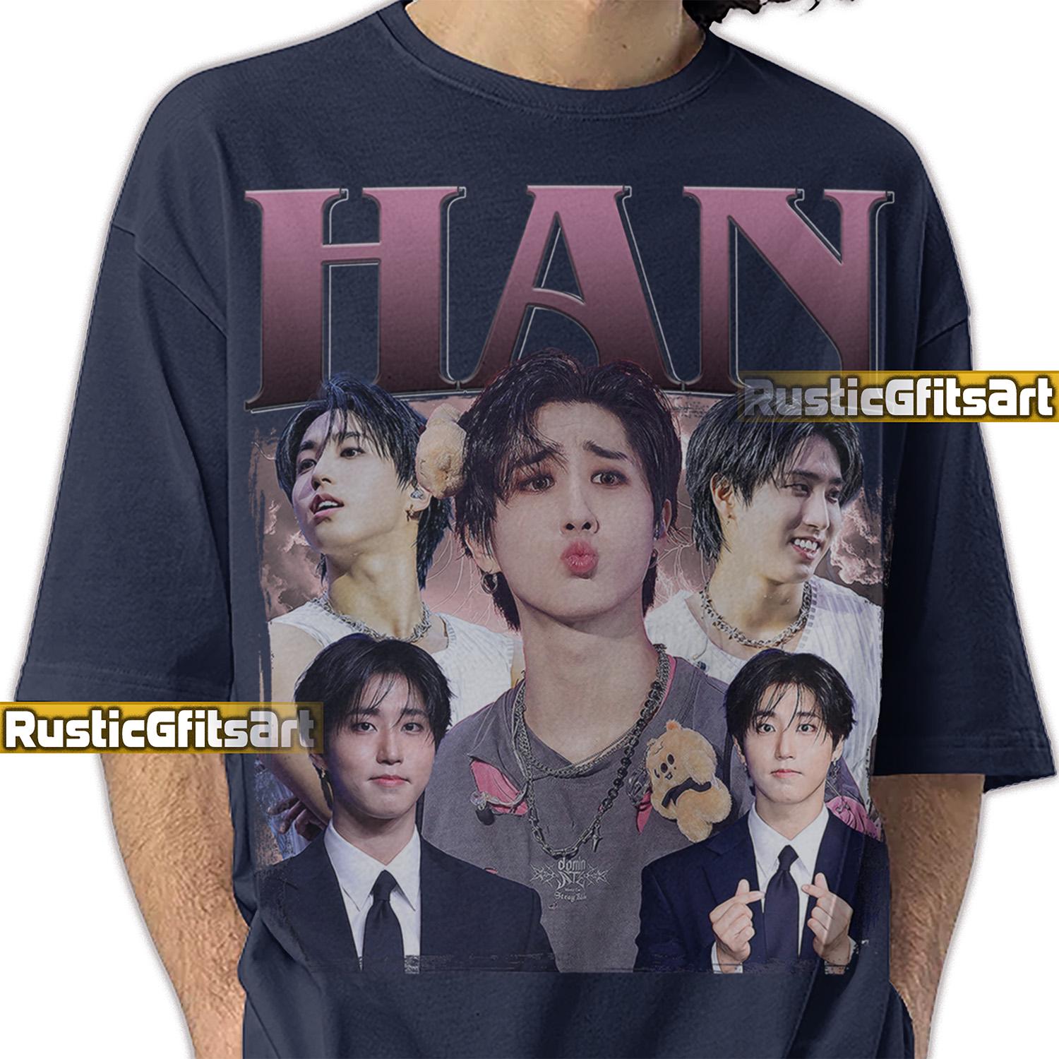 HAN STRAY KIDS Shirt, Han Stray Kids Custom T-shirt, Han Ji Sung