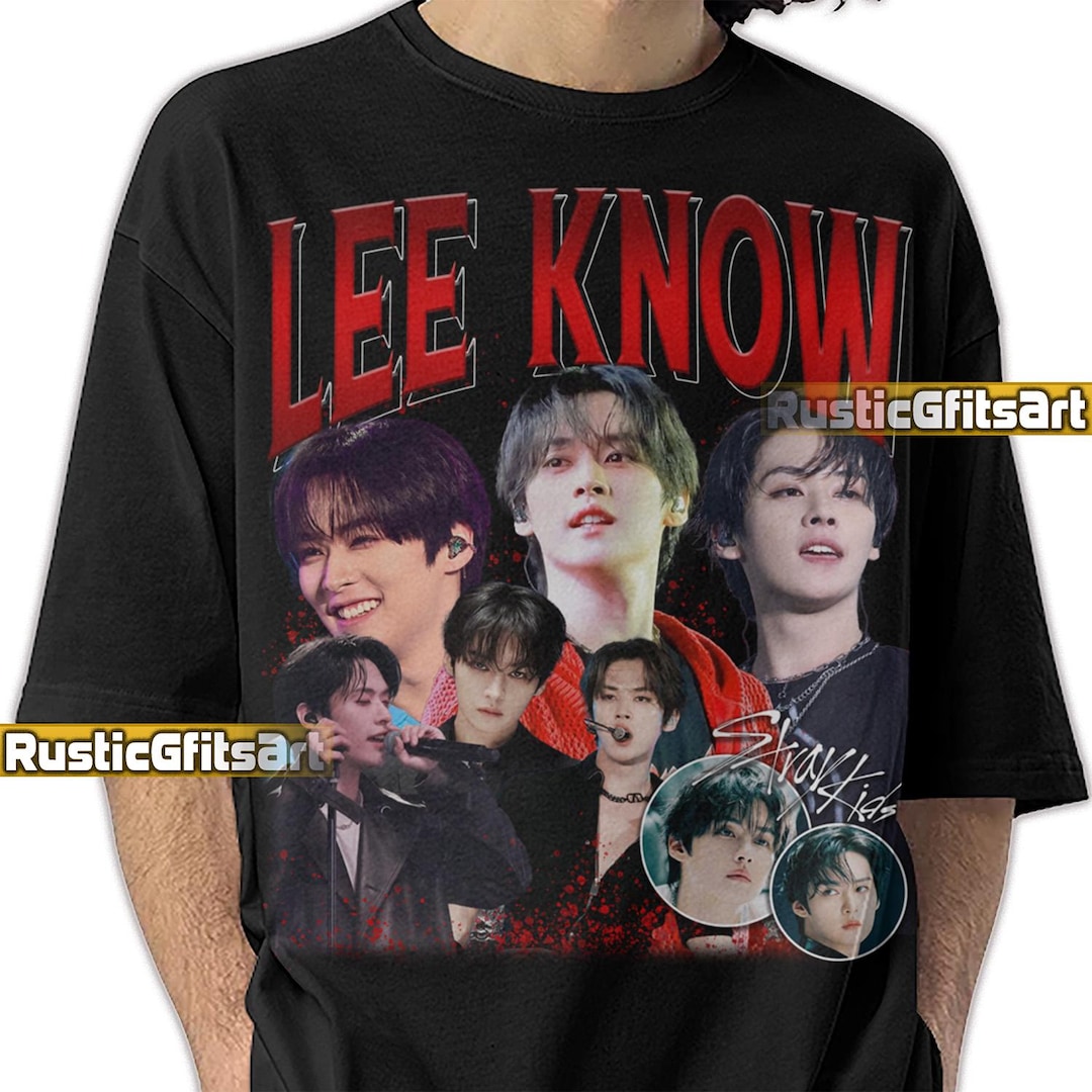 LEE KNOW STRAY Kids Shirt, Lee Know Custom Tour T-shirt, Lee Min