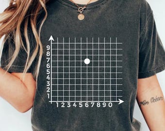 Funny Coordinate (6,7) Math Teacher Design Png