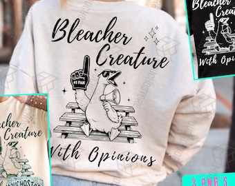 Bleacher Creature With Opinions png, Funny Football Mom Png, Baseball Mom Sayings, Basketball Mom Quote, Cheer Mom, Softball Mom