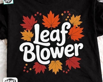 Leaf Blower, Funny Spooktacular Fall , Sucking Leaf Blowers PNG, Digital Sublimation T-Shirt Design