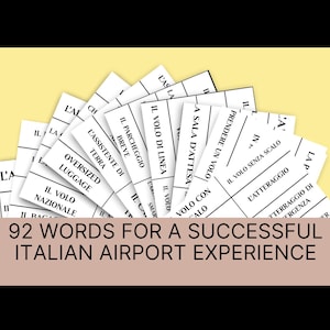 Ultimativer Italienischer Flughafen-Vokabelführer - 92 Einzigartige Italienische Vokabeln!