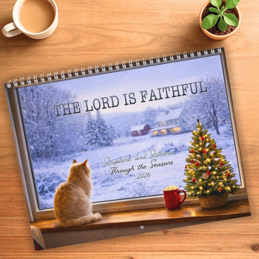 Bible Verse Inspirational Wall Calendar 2026| the Lord is Faithful ...