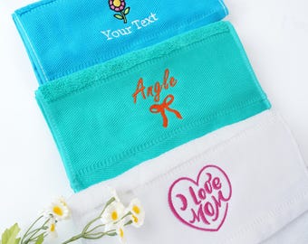 Toallas de mano bordadas personalizadas, con su logotipo, toallas deportivas, toalla de tenis personalizada, con iniciales/nombre, toalla de gimnasio, regalos de cumpleaños, regalo para golfista.