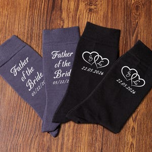 Personalized Men's Wedding Socks,Custom Groom Socks,Personalized Men's Dress Socks,Custom Best Man Socks,Father Day gift,Wedding Party Gift.