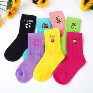 3 Paia Di Calzini Per Bambini - Confezione Multipla Inizio Scuola - Calze Morbide E Colorate Per Uso Quotidiano - Regalo Per La Prima Campanella - copertina