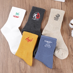 Customized Vintage embroidered socks , gifts for dad, mom, husband, wife, best friend,Wedding Socks,Party Socks, personalized unique gifts.
