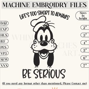 Goofy Embroidery design Goofy Machine embroidery designs Mickey mouse embroidery designs friends Goofy embroidery designs File.