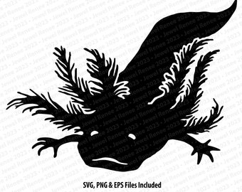 Axolotl SVG EPS PNG Instant Download