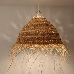 Abat-jour Et Lampe Cône En Velours Multicolore – Bonite Pour Boeme Design