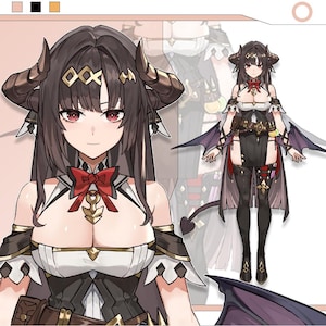 Customizable Live2D Premade Vtuber | Editable & Rigging | Customized