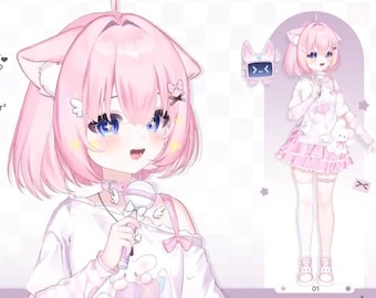 オタク女子 | 既製Live2dモデル | VtuberStudio |