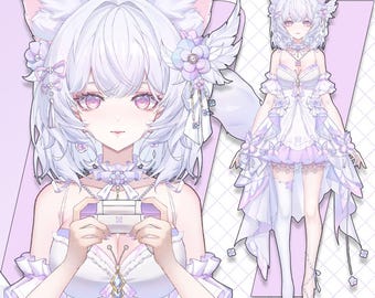 Vtuber Live2D Premade personnalisable | Modifiable et montage | Personnalisé