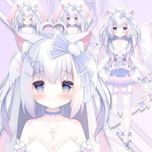 Customizable Live2D Premade Vtuber | Editable & Rigging | Customized