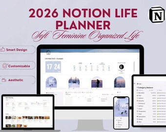 Plantilla de Notion para el Planificador de Vida Digital 2026