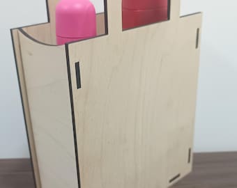 Laser Cut Plywood Gift Bag Template SVG File