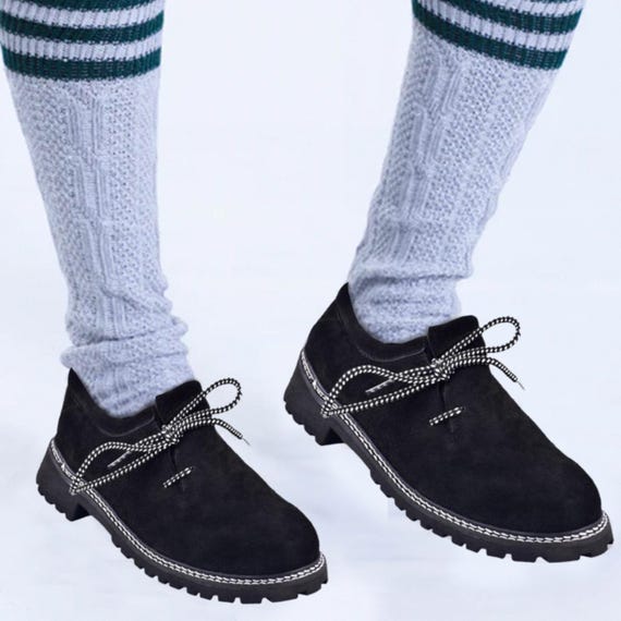 Mens Oktoberfest Shoes Suede Leather | Bavarian Trachten  display picture 3