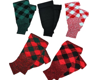 Tartan Kilt Schlauchoberteile | Wollmischung Scottish Highland Trachtensocken