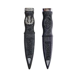 Celtic Sgian Dubh Dummy Knife: Safe Kilt Accessory for Highland Dress