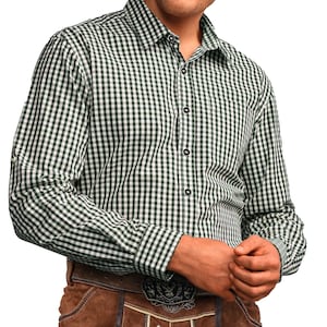 Traditional Oktoberfest Trachten Shirt Bavarian Men’s Checked Shirt Lederhosen Shirt Oktoberfest Costume for Festivals comfort color shirt
