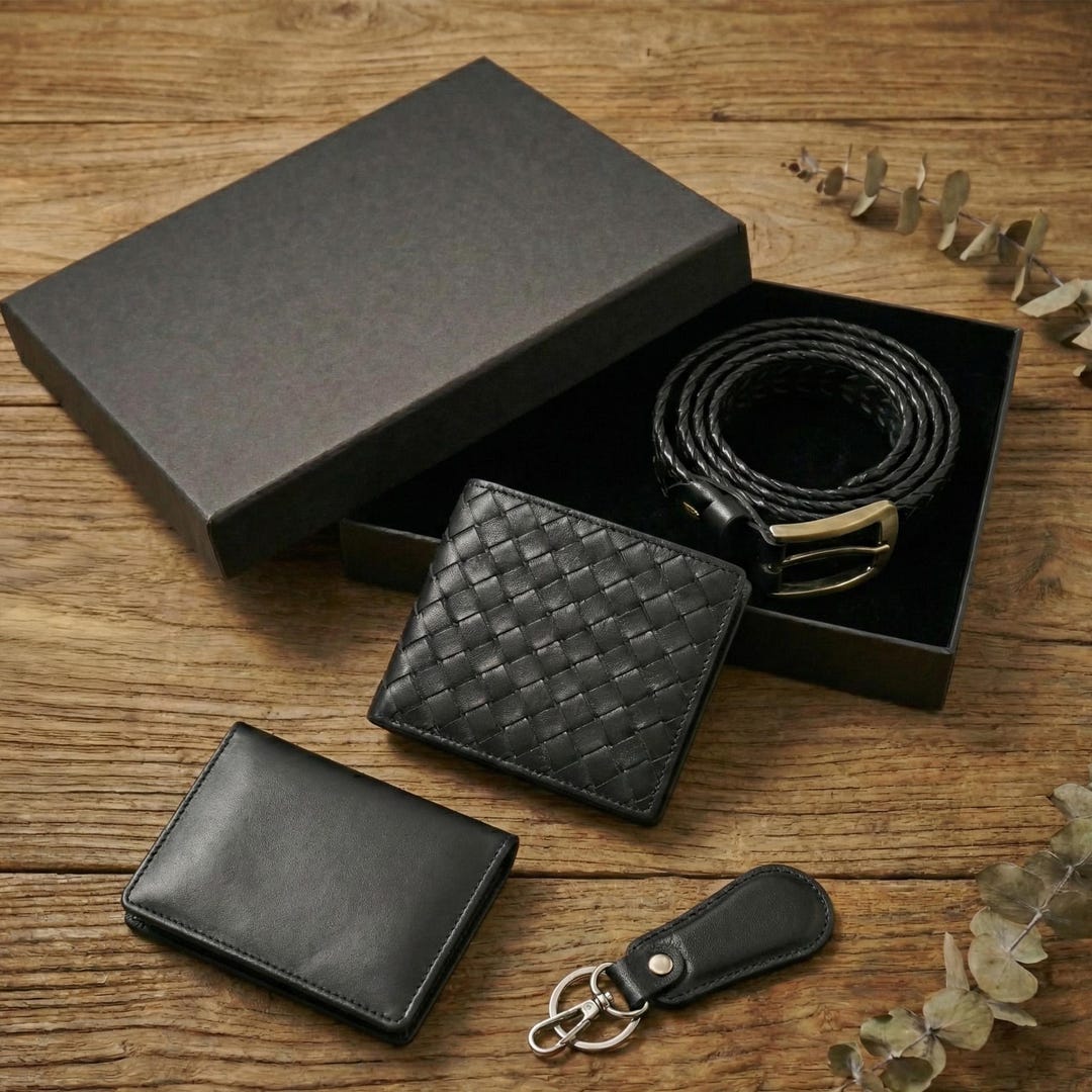 Original-Design Leather Accessories Set — Toronto House Collection (Pre-Order)