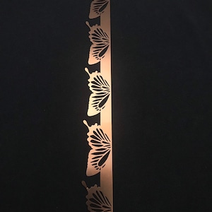 1pc Copper Butterfly wing decorative overlay pattern