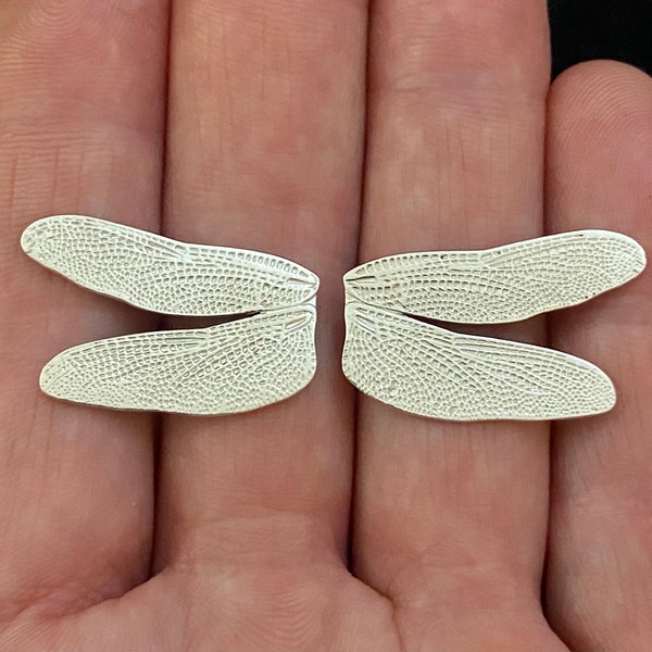 Presale 6pc sterling silver Dragonfly wings, all matching reversible identical sides, in stock 3/15/24