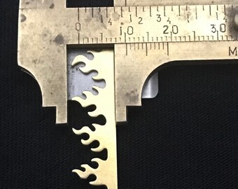 1 large 10mm Brass Fire Beze 20 gauge thick
