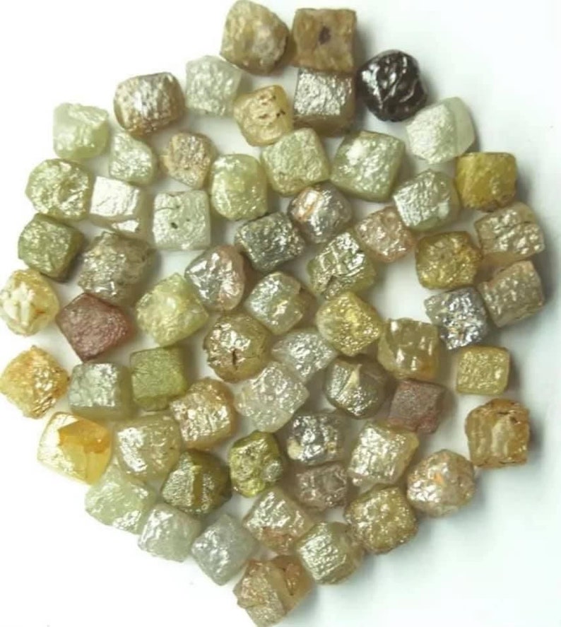 1pc 3mm-4mm each Diamond cubes one piece per order