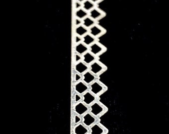 1pc Sterling Dragon Scale bezel wire