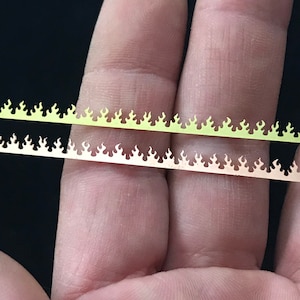 1pc small Brass firebezel wire decorative bezel