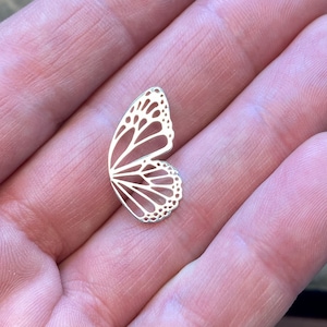 1pc sterling silver Butterfly/Fairy wing, all matching reversible identical sided