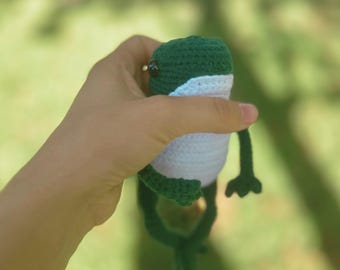Modèle de grenouille au crochet : jouet amigurumi (téléchargement PDF numérique)