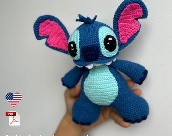 Patrón de crochet para amigurumi – Tutorial en PDF (Inglés)