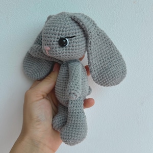 Bunny Crochet Pattern, Amigurumi Bunny Crochet Pattern, Rabbit Crochet Pattern, Pattern In English
