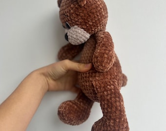 Patrón de crochet para osito amigurumi (descarga en PDF)