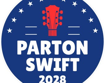 Adesivo da 3" - Parton Swift 2028 - Vinile, impermeabile, lavabile in lavastoviglie