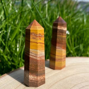 Jasper Obelisk – Healing stone for grounding, stability, harmony, self-confidence & serenity