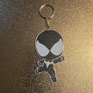 Symbiote Spidey Keychain