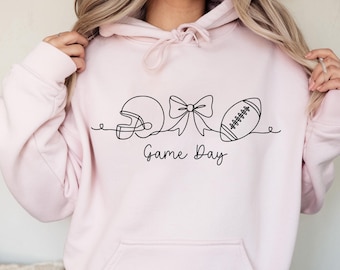 Football Game Day PNG SVG, Cute Helmet Bow Line Drawing, Coquette Sport Fan Sublimation, Football Mom Shirt Design, Digital Download