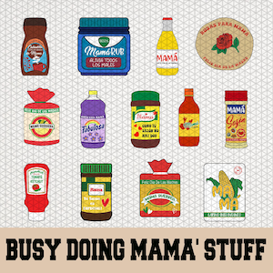 Mama Topper Multipack SVG Bundle, Retro Madre Svg, Spanish Mama Svg, Happy Mother's Day Svg, Gif For Latina Mom Svg
