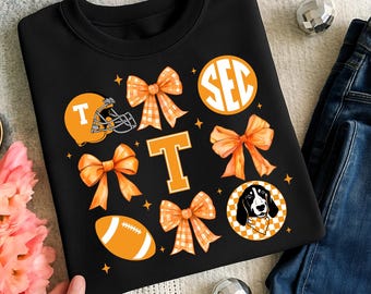 Orange Football Bow PNG, Glitter Leopard Helmet, Southern Game Day Digital Download, Coquette Football Sublimation, Team Spirit PNG