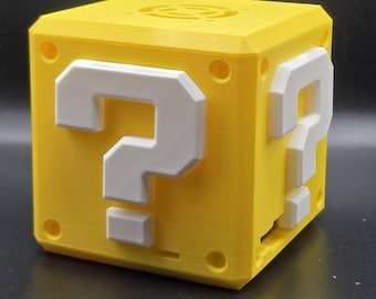 Super Mario Question Block Inspired Case Raspberry Pi, Raspberry Pi Case, Geek Gift, Pi Day