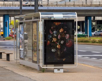 300 DPI Digitaler Download | Exklusiver hochauflösender Kunstdruck – Eine Vase mit Blumen