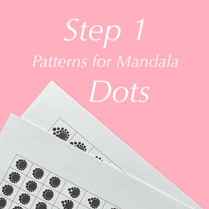5 Mandala Practice Dots Practice Patterns - First Step in Dotting Art
