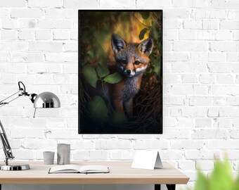 Little Fox Digital Print