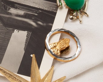 Praying Hands Religious Plastic Pin