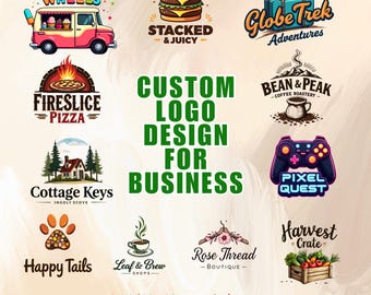 Design de logotipo empresarial personalizado, branding profissional