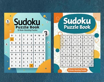Livro de Sudoku para Adultos e Adolescentes | 50 Quebra-Cabeças de Sudoku para Estimular o Cérebro | Livro de Atividades com Jogos de Lógica e Números